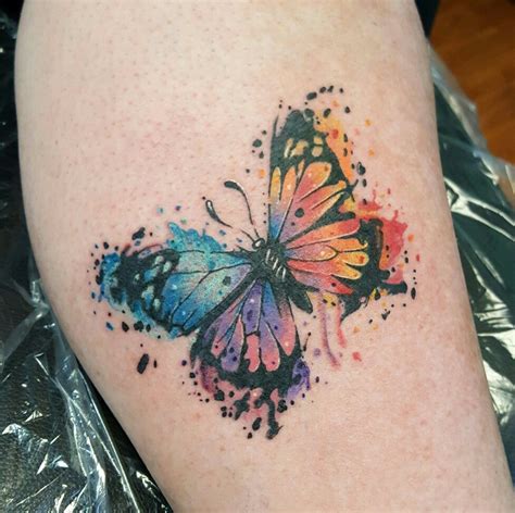 84 Butterfly Tattoos That Are As Colorful And Fun As The Real。